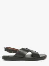 Sandalen Uit Leder Les tropeziennes Zwart men JASPER